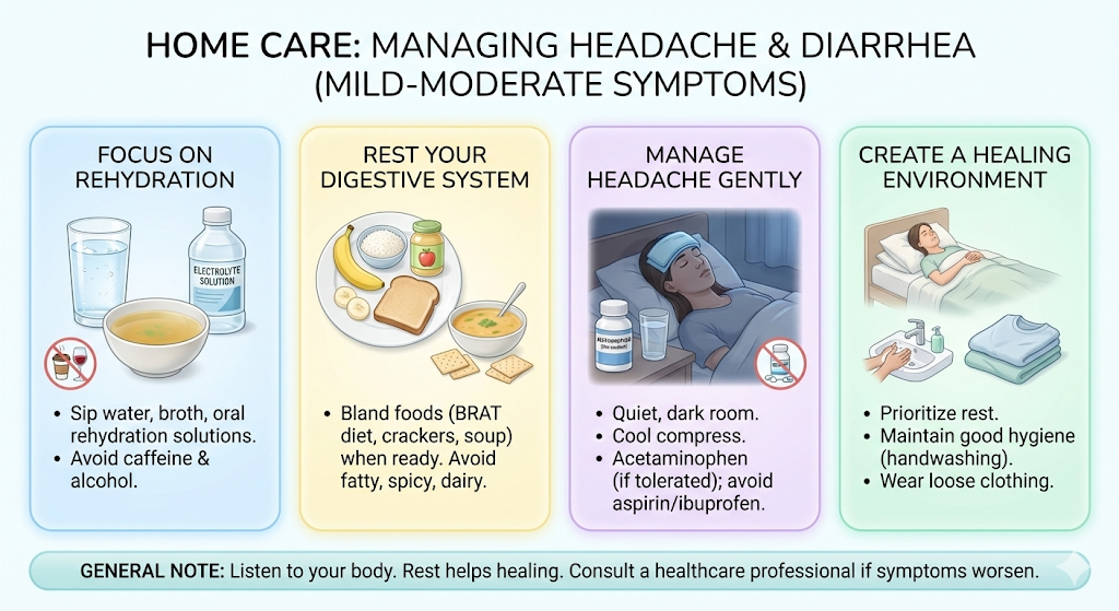 ឈឺក្បាល​និង​រាគ​
