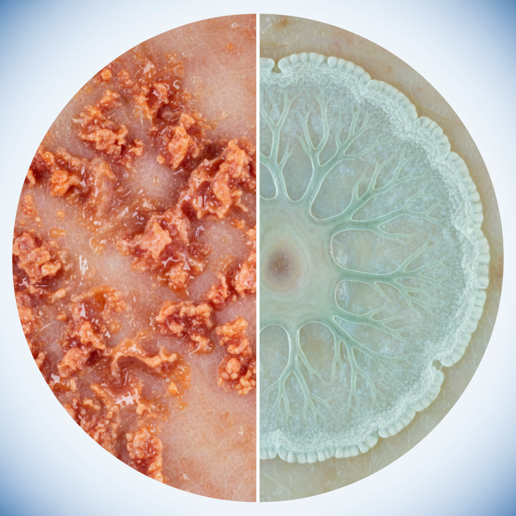 nummulært eksem vs ringorm